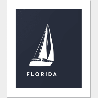 Sailing boat Florida Posters and Art